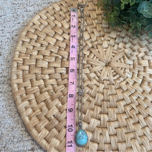 ✨PRICE DROP ✨ Fossil Turquoise Pendant Necklace - Picture 6 of 10